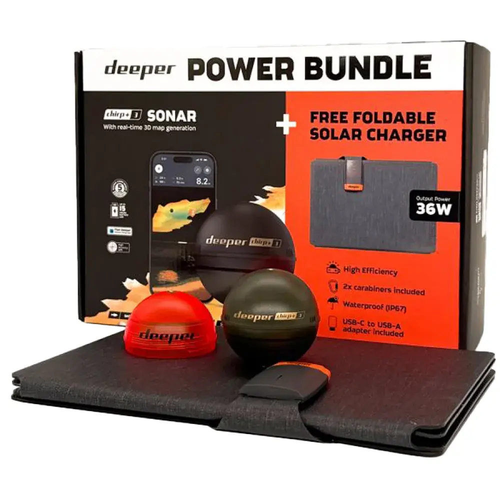 Ехолот Deeper Chirp+ 3.0 (Power Bundle with Solar Panel)