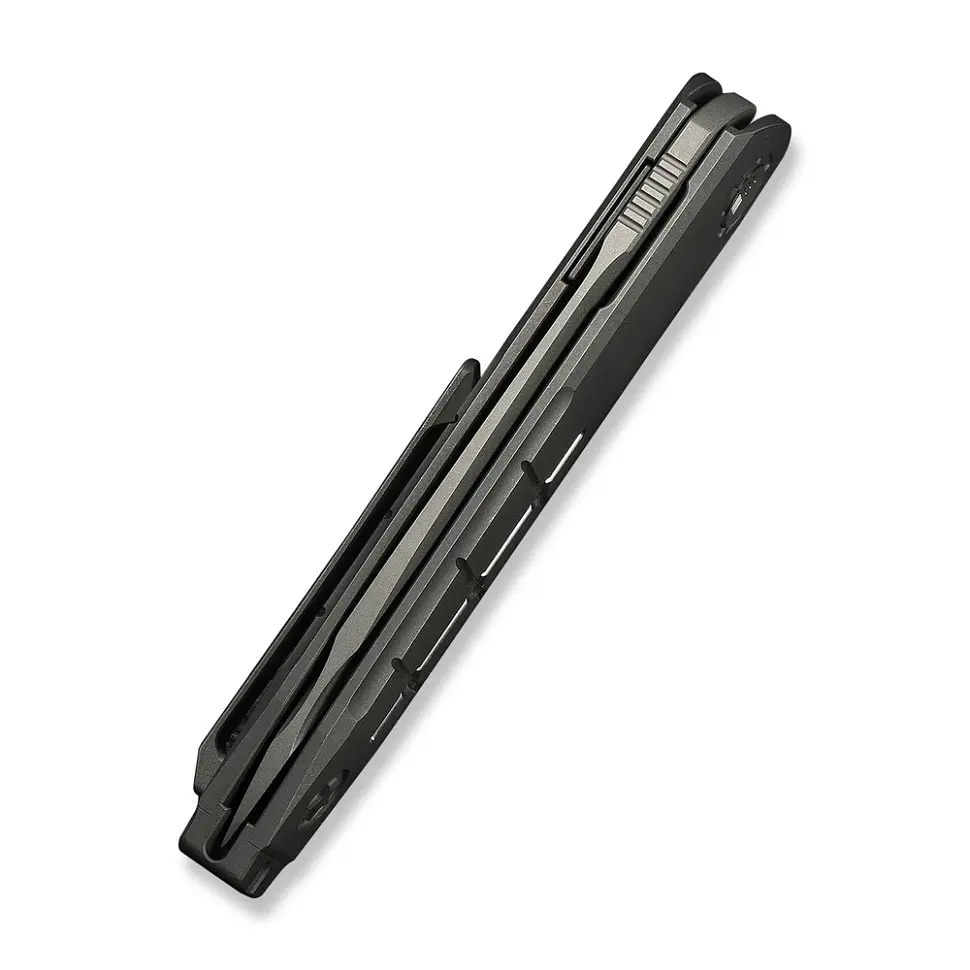 Ніж складаний туристичний Weknife Hull (9.9 см) Bohler M390 / Titanium сірий - фото 6