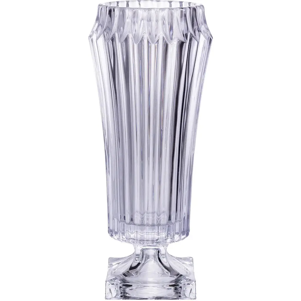 Ваза декоративна Yiwu Minimalist скляна фігурна 34.5 см HP-19-141 - фото 3