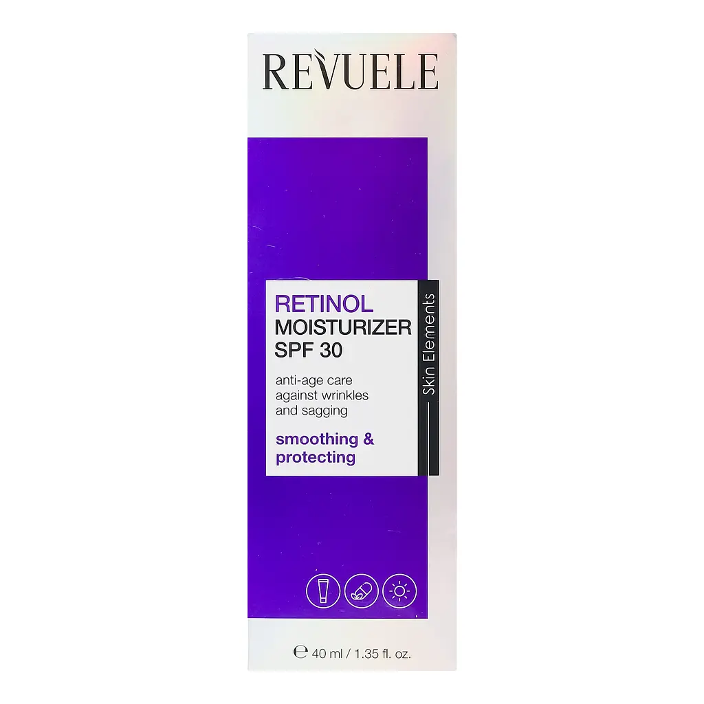 Крем для обличчя Revuele Retinol, зволожуючий, денний, SPF30, 40 мл - фото 3