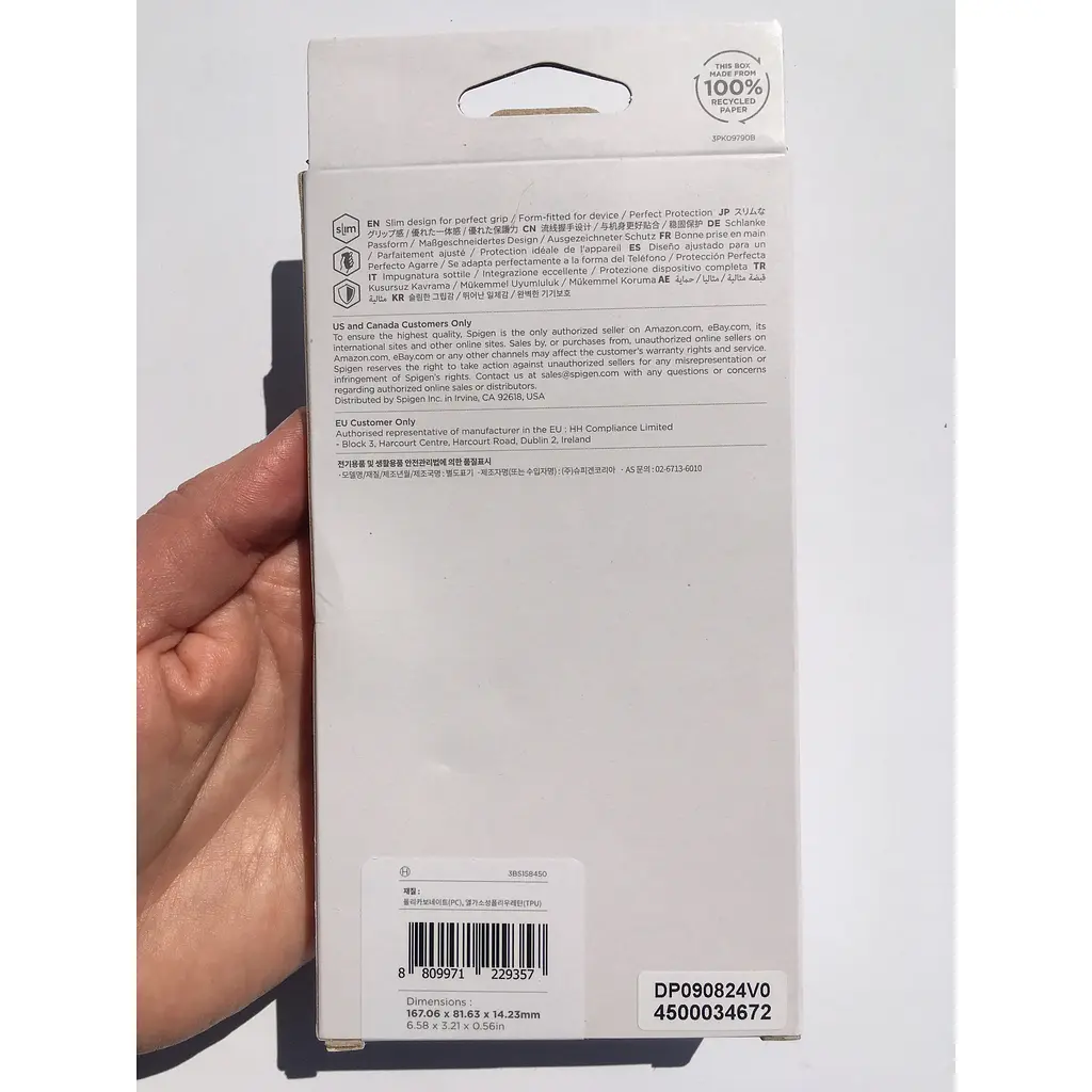 Чохол протиударний Spigen Ultra Hybrid MagFit MagSafe для Iphone 16 Pro Max (6.9") Прозорий Graphite ACS07999 - фото 10