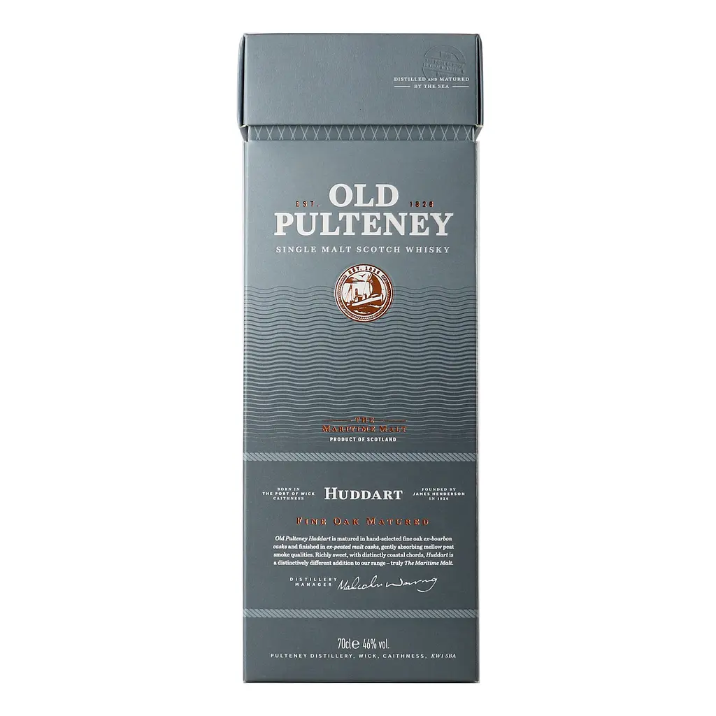 Виски Old Pulteney Huddart Single Malt Scotch Whisky 46% 0.7 л - фото 5