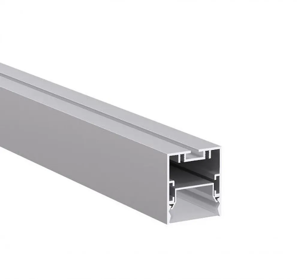LED профиль подвесной с отсеком для блоков с рассеивателем PC матовый опал, 3м KLOODI KLP3540 3 - фото 5