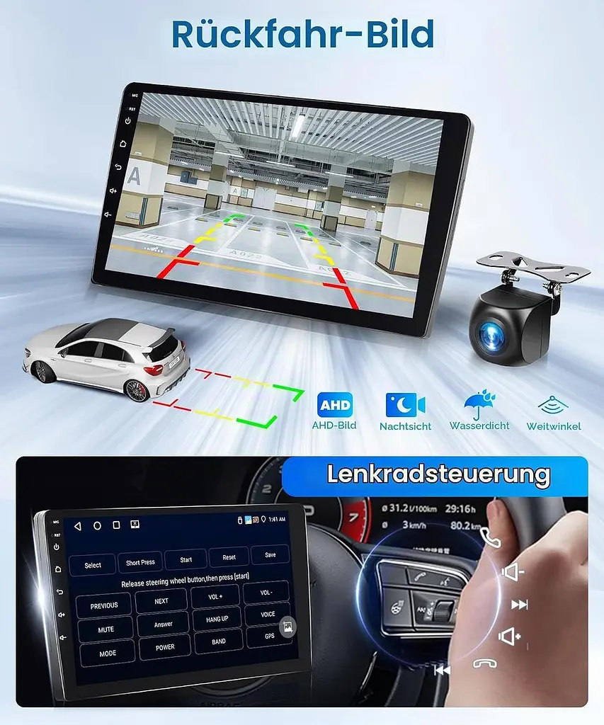 Автомагнітола Android 4/64 ГБ 9" для Audi A4/S4/RS4 B6 B7 8E 2000–2009, CarPlay Android Auto - фото 5