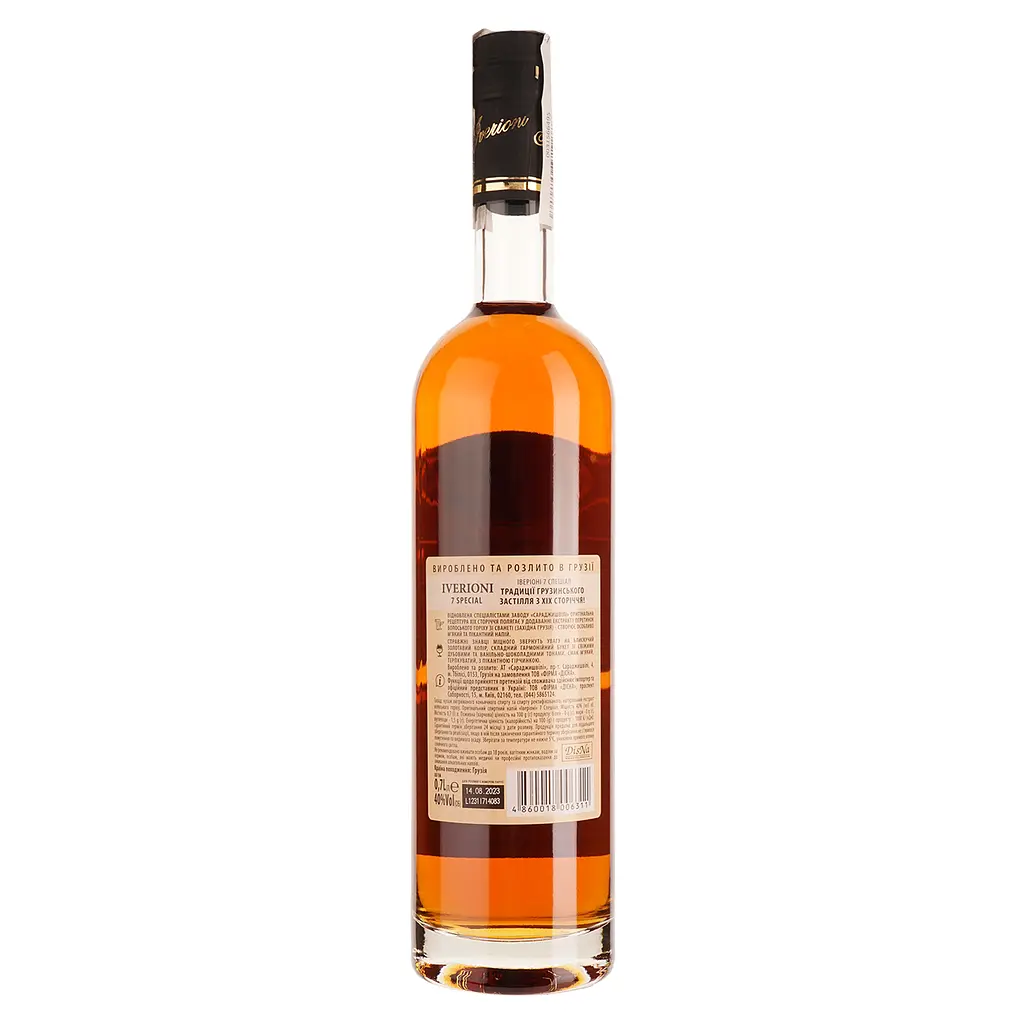 Бренді Iverioni 7 Special 40% 0.7 л - фото 2