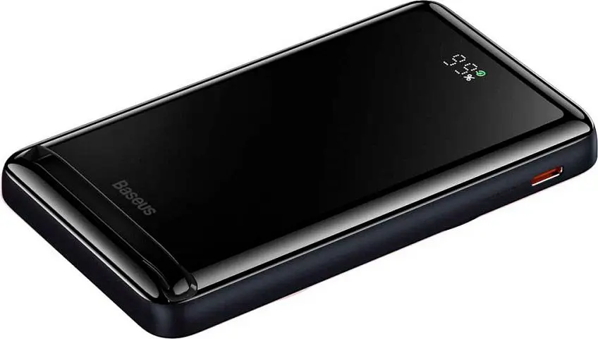Зовнішній акумулятор Baseus Magnetic Bracket 20W 10000mAh Black PPCX000003 [87017] - фото 4