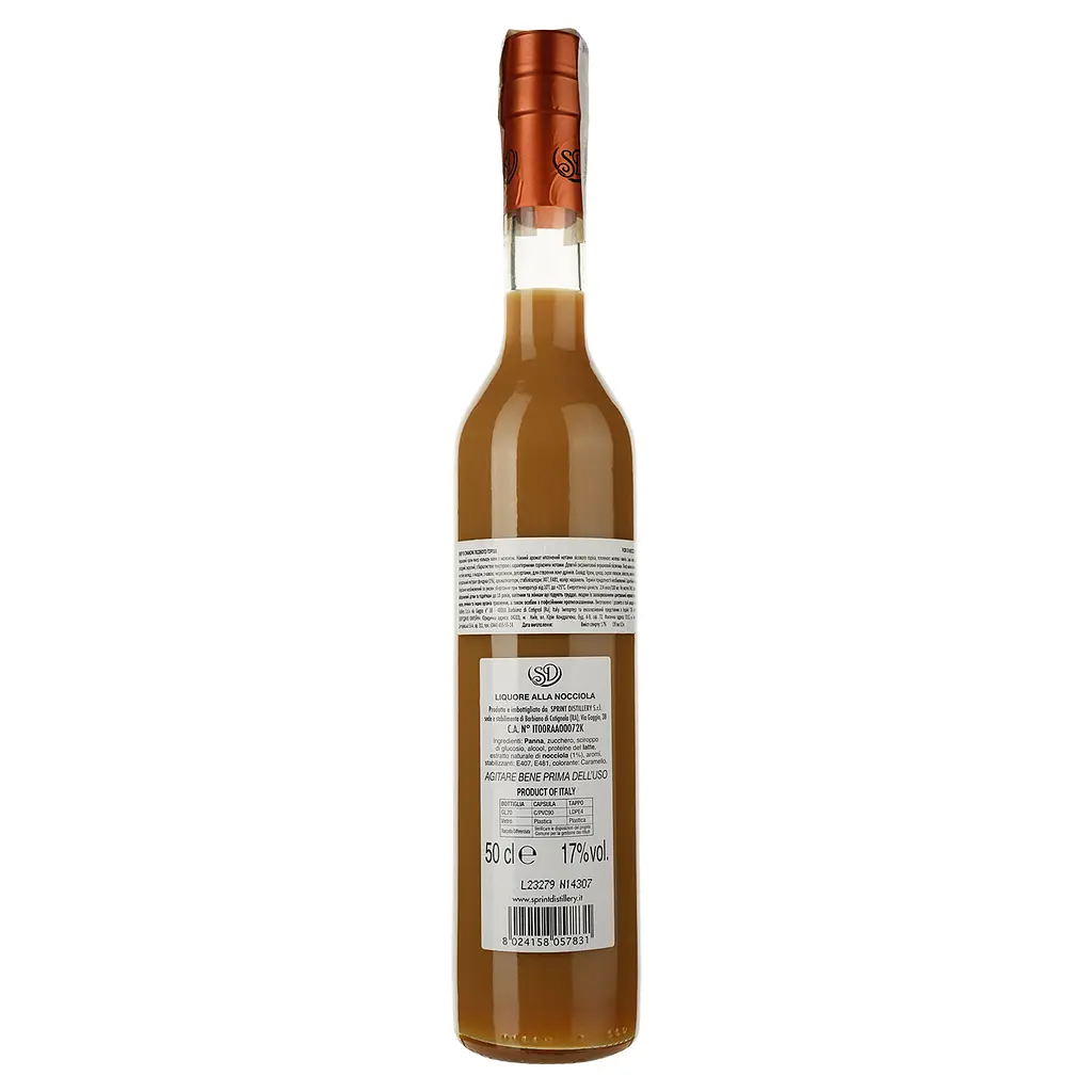 Лікер Sevico Fior Di Nocciola Liqueur Creams Горіх, 17%, 0,5 л - фото 2