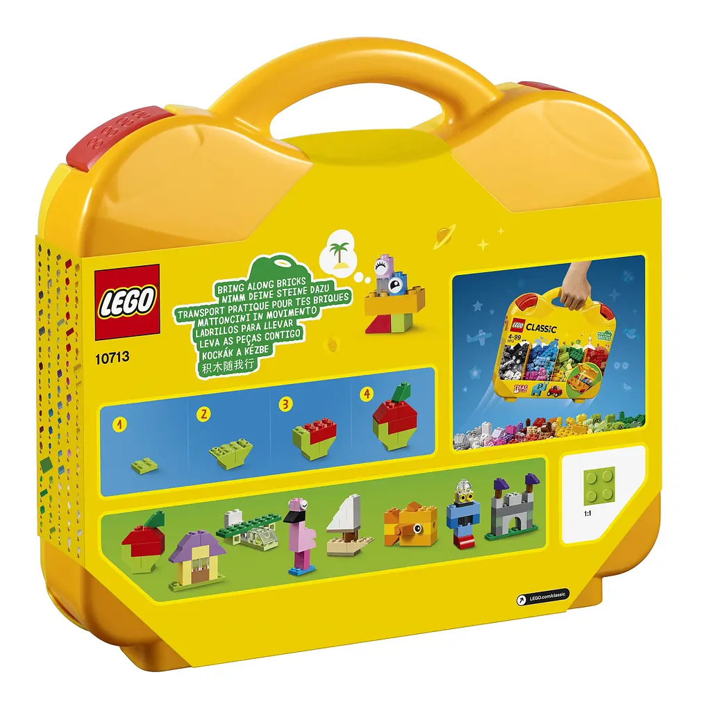 Конструктор LEGO Classic Чемоданчик для творчества и конструирования 213 деталей (10713) - фото 2