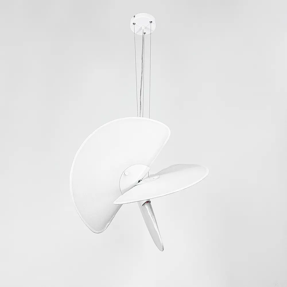 Футуристическая люстра в белом корпусе Ø 50 см Ст. PLP 07-500 Line F - фото 8