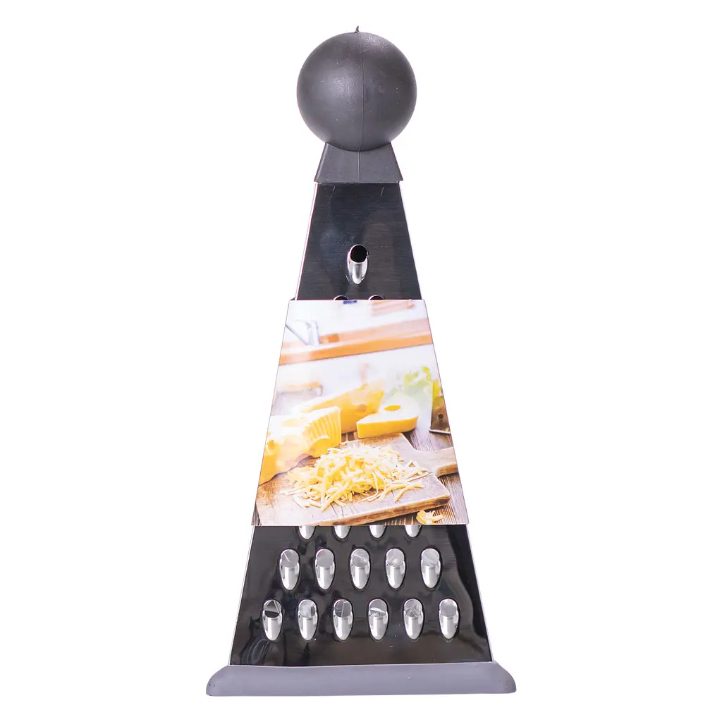 Тертка тристороння з круглою ручкою 11*11*23 см Ding Lanfang HP-8-8 - фото 18