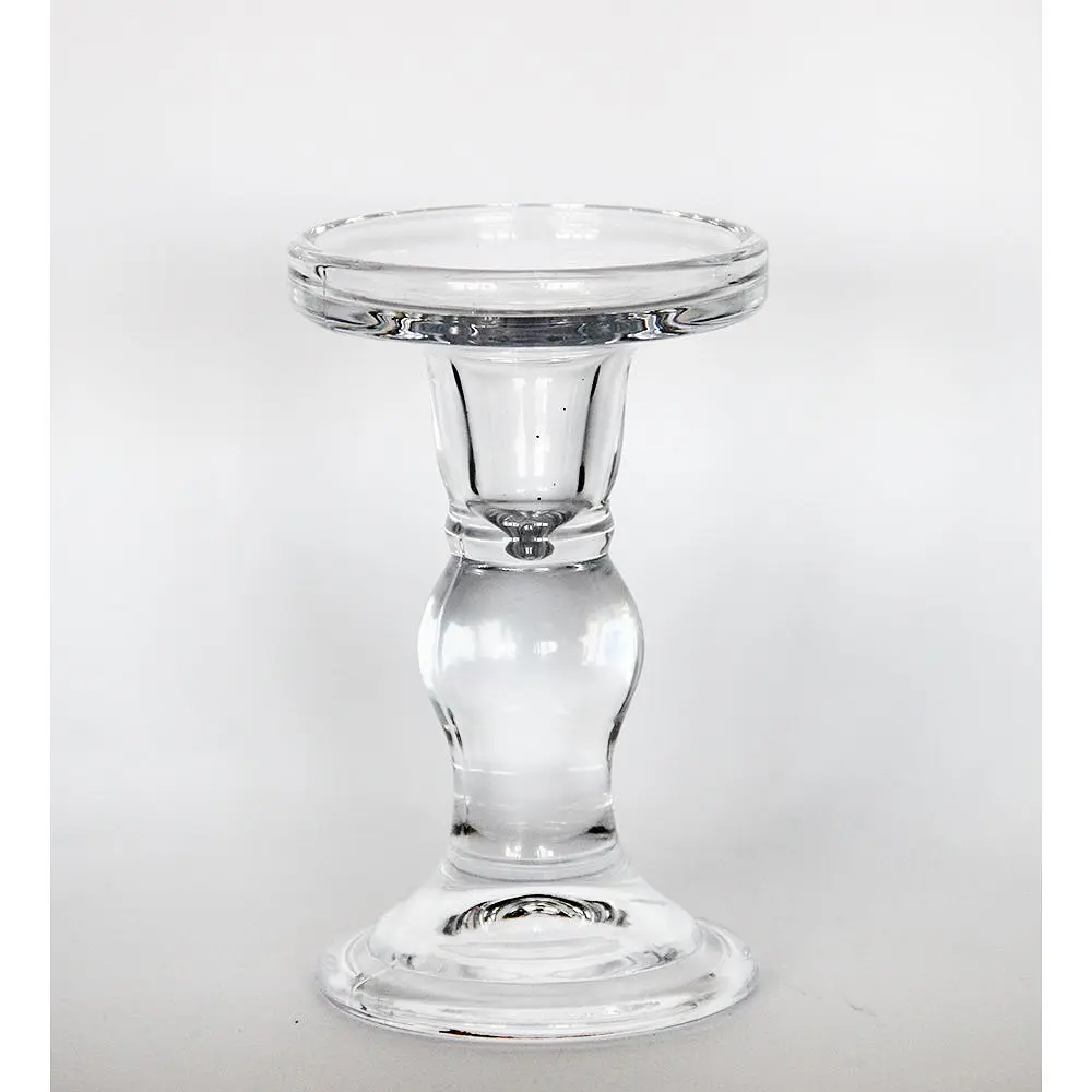 Подсвечник стеклянный Yiwu Crystal Ariel 14 см (83008092) - фото 2