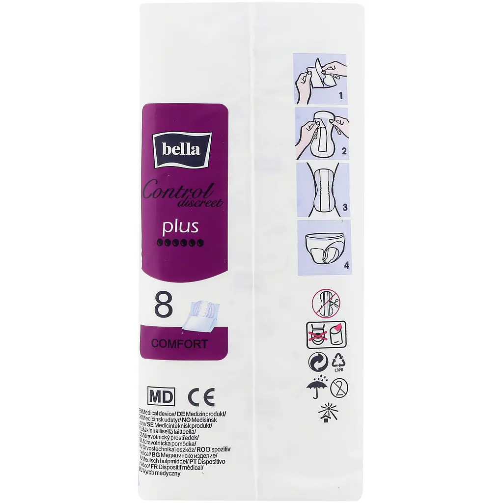 Прокладки урологічні Bella Control Discreet Plus 8 шт. - фото 7