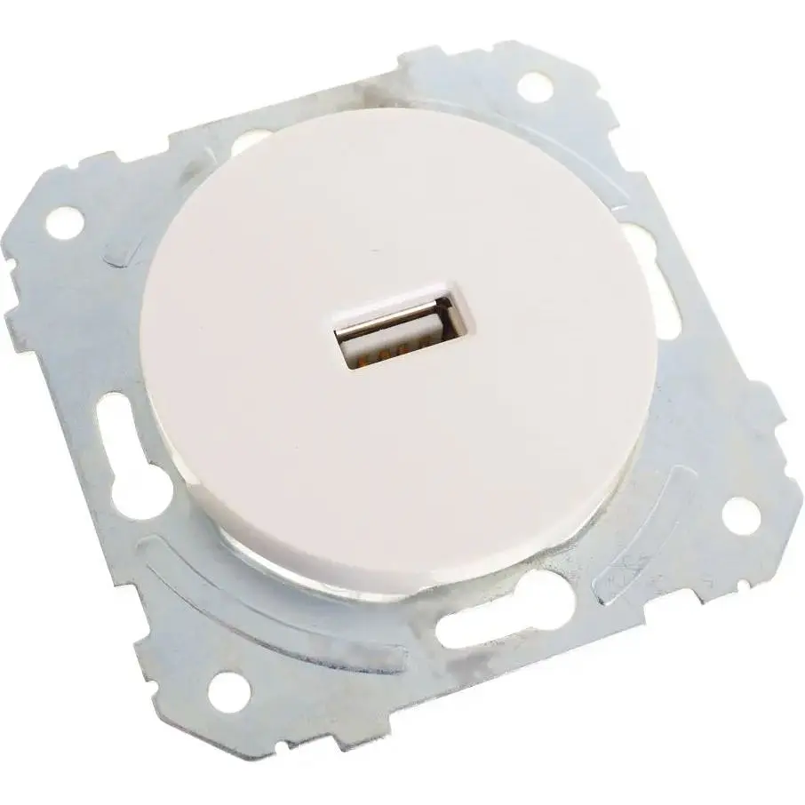 Розетка Brille белая WB-1USB wh (42-289) - фото 4