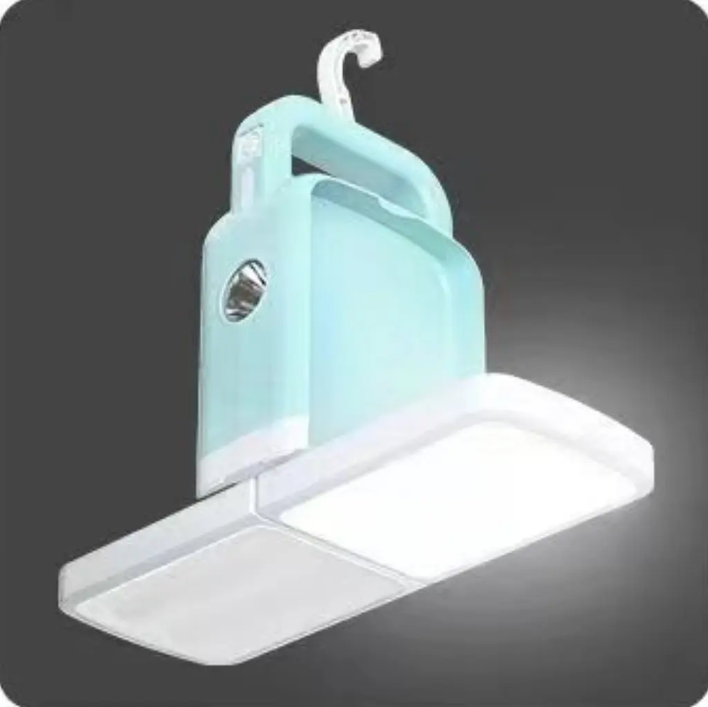 LED лампа 20W акумуляторна 2600mAH розкладна на зарядці USB від powerbank або розетки світильник кемпінговий ліхтар OKGO FA-775 (RB 700) - фото 4