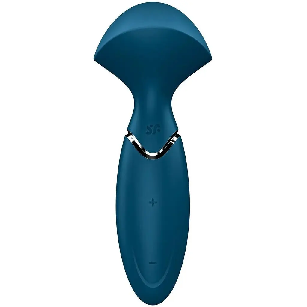 Вібромасажер Satisfyer Mini Wand-er Синій - фото 7