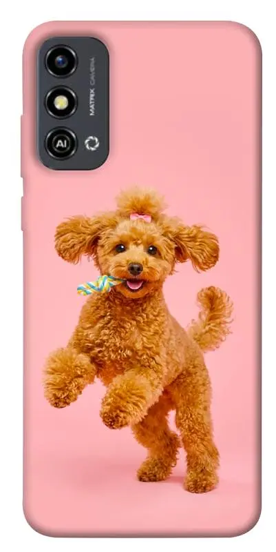 TPU чохол Demsky Happy poodle для ZTE Blade A53