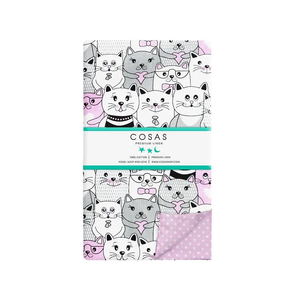 Дитяча постільна білизна в ліжечко ROSE CATS COSAS (4822052049792) - фото 4
