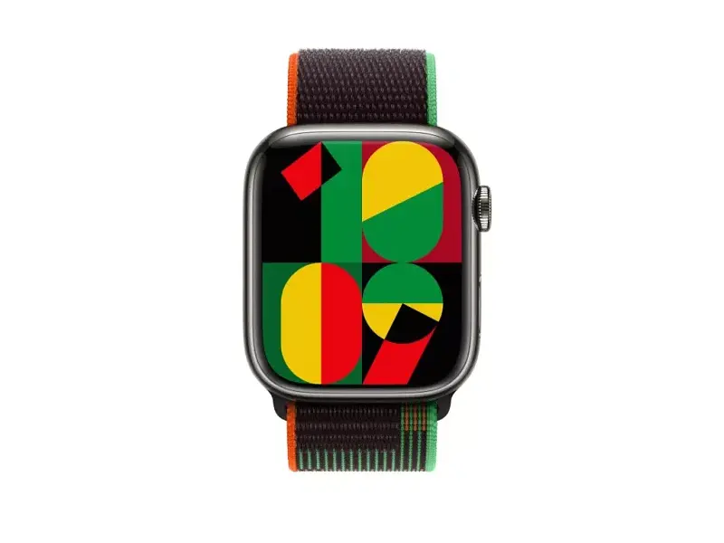Ремешок Apple для Watch 45mm Sport Loop Black Unity (MUJU3) - фото 2