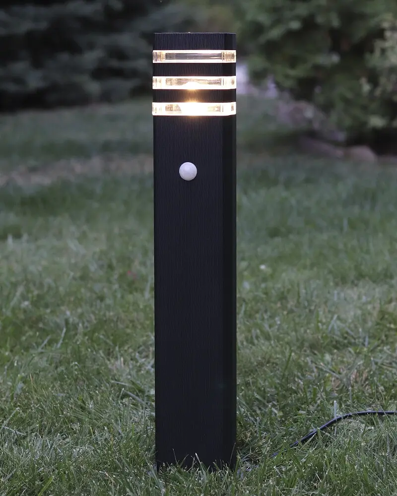 Вуличний світильник з датчиком руху Nowodvorski 9097 Rio Sensor E27 1x10W IP54 чорний - фото 2