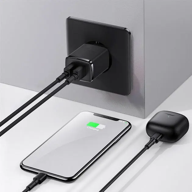 Зарядний пристрій Baseus Compact Charger 10.5W Black (CCXJ010201) - фото 6