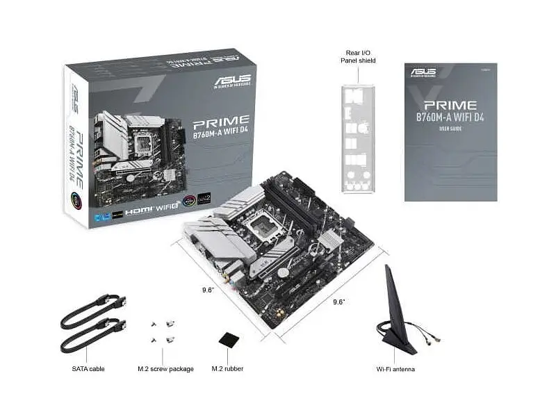 Материнська плата Asus PRIME B760M-A WIFI D4 - фото 7