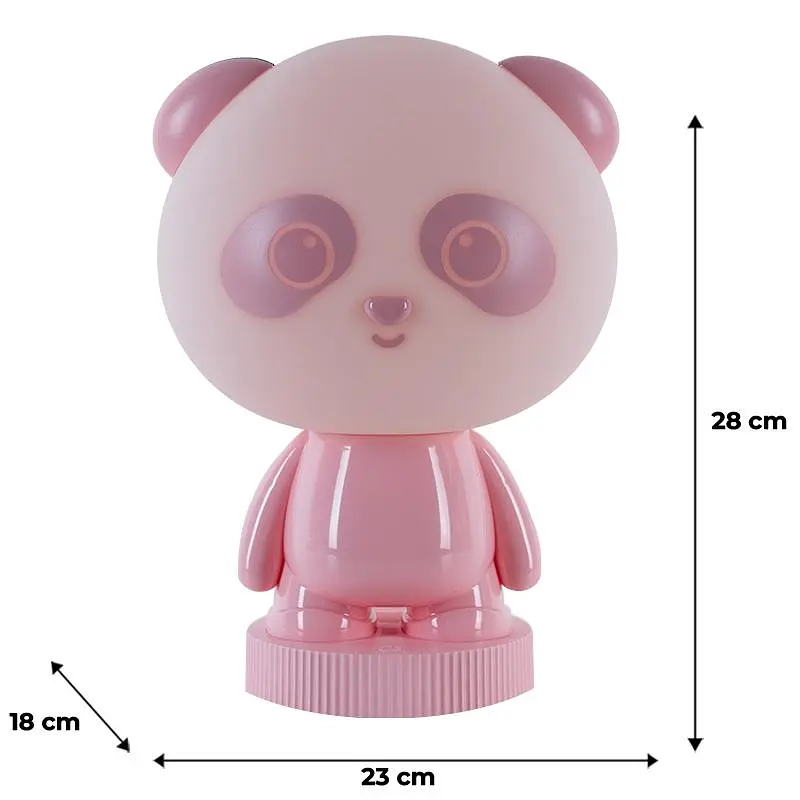 Світильник-нічник Kite LED з акумулятором Panda рожевий (K24-490-3-2) - фото 5