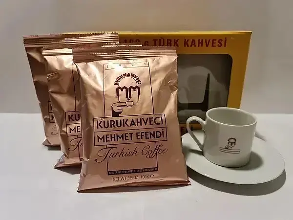 Кава мелена Kurukahveci Mehmet Efendi подарунковий набір з чашечкою 300 г - фото 2