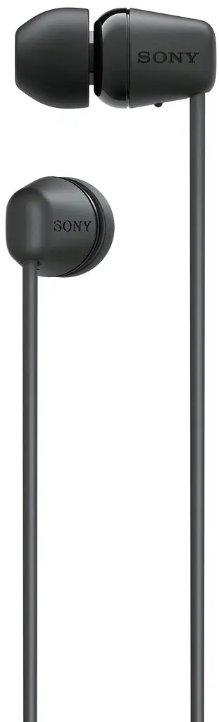 Навушники бездротові Sony WI-C100 Black BT 5.0, IPX4, SBC, AAC, Wireless, Mic - фото 2
