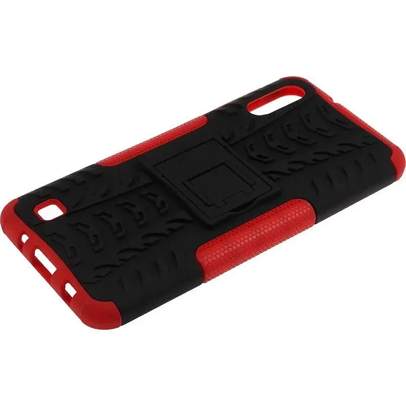Чохол-накладка Toto Dazzle Kickstand 2 in 1 Case Samsung Galaxy A10 Red - фото 6