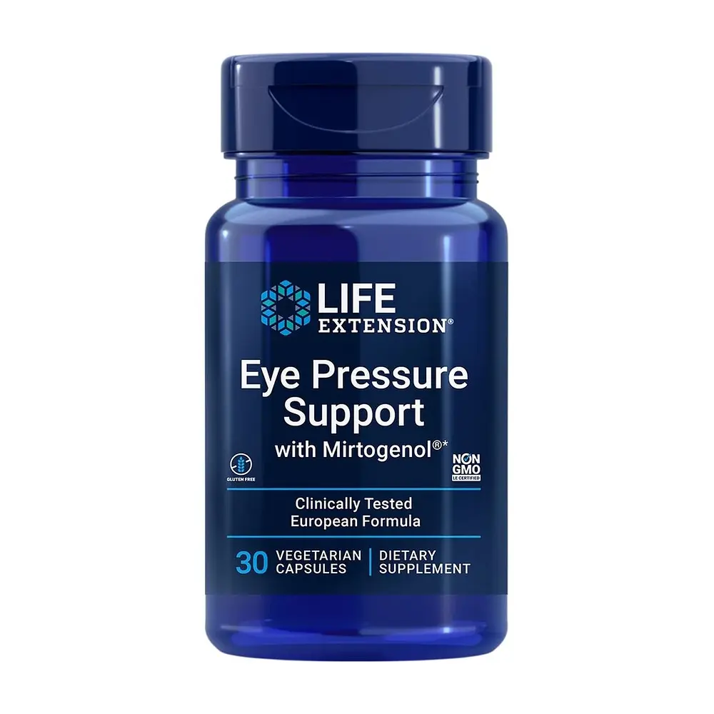 Пікногенол Life Extension Eye Pressure Support with Mirtogenol, 30 вегакапсул для захісту очей