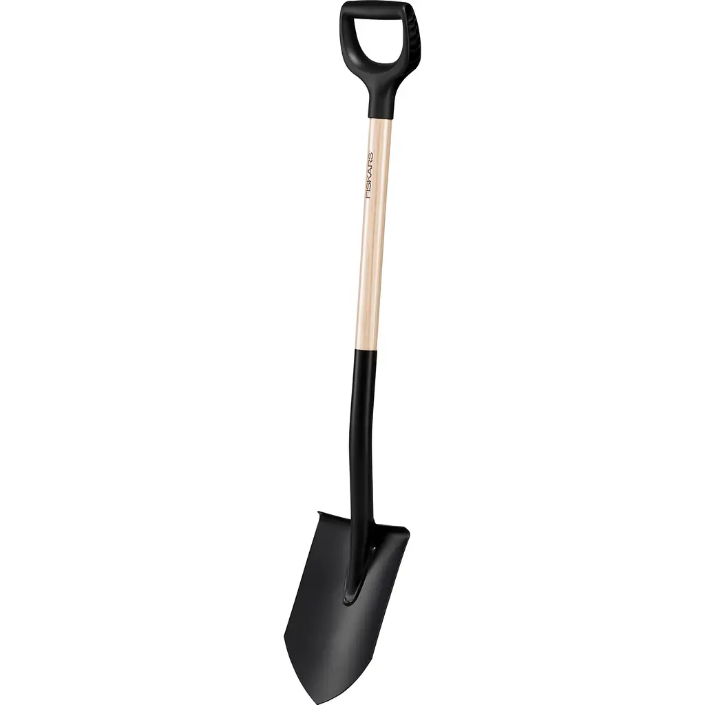 Лопата Fiskars Solid з дерев'яною ручкою (1066721) - фото 2
