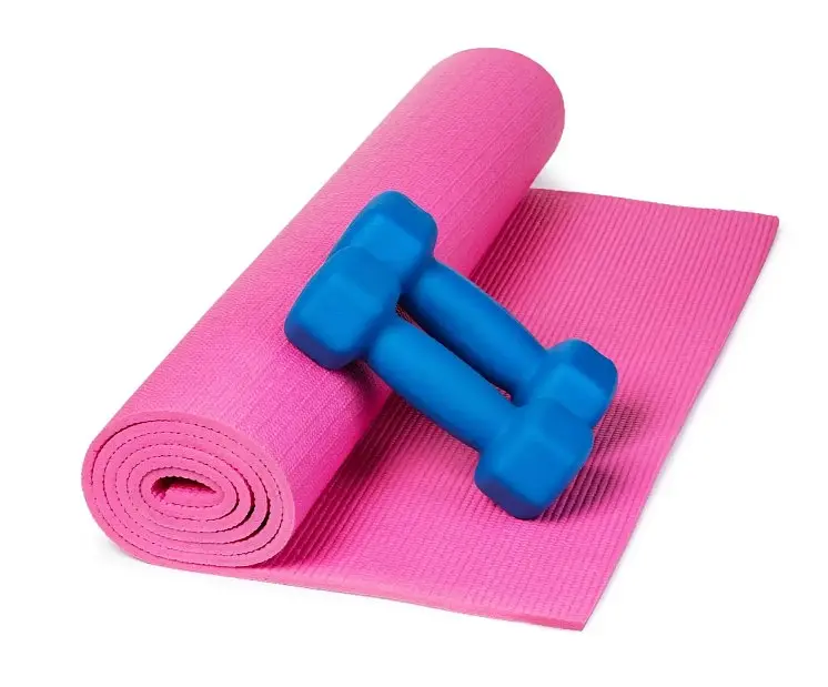 Килимок для йоги та фітнесу Power System PS-4014 PVC Fitness Yoga Mat Pink (173x61x0.6) (PS-4014_Pink) - фото 6