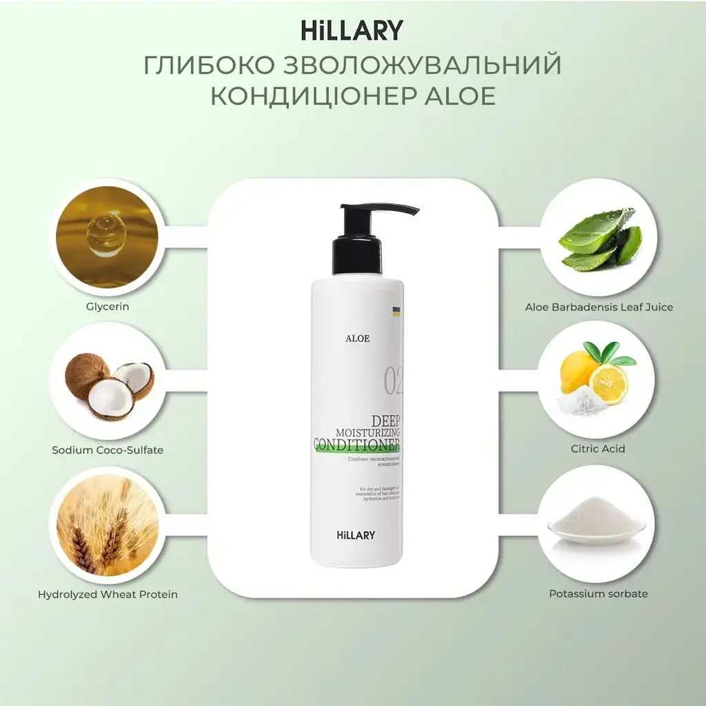 Энзимный пилинг для кожи головы + Набор для сухого типа волос Aloe Deep Moisturizing Hillary - фото 14