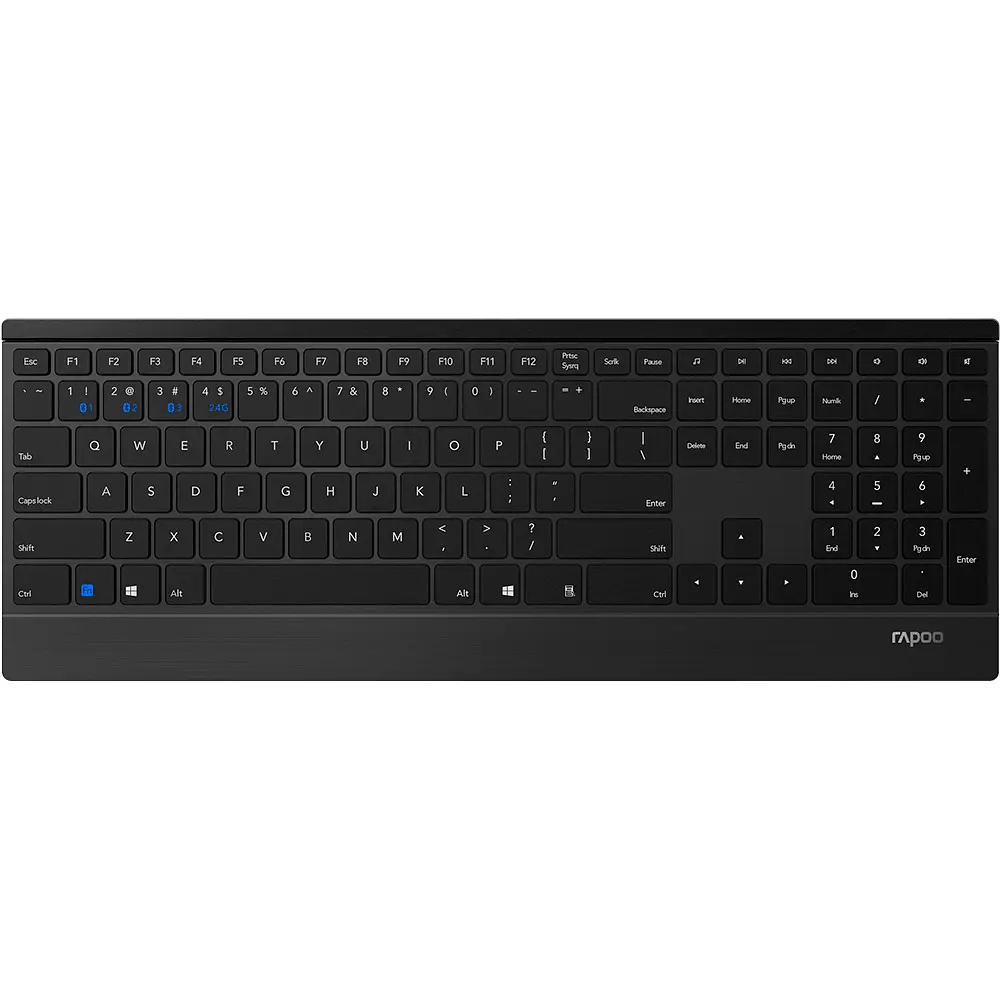Клавіатура Rapoo E9500M Wireless Black (E9500M)