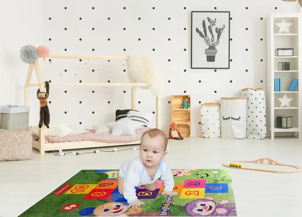 Килимок антиковзаючий Fisher-Price Гра в класики, 120х80 см (FP-PC005) - фото 3