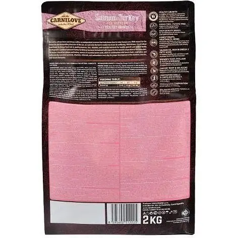 Сухий корм Carnilove Cat Salmon & Turkey для кошенят лосось та індичка 2 кг - фото 4