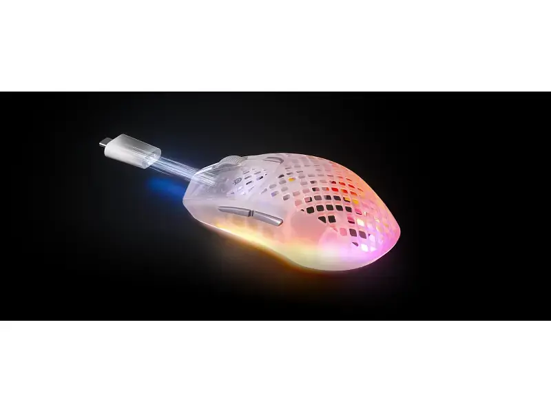 Миша SteelSeries Aerox 3 Wireless Gen 2 Ghost (62715) - фото 5
