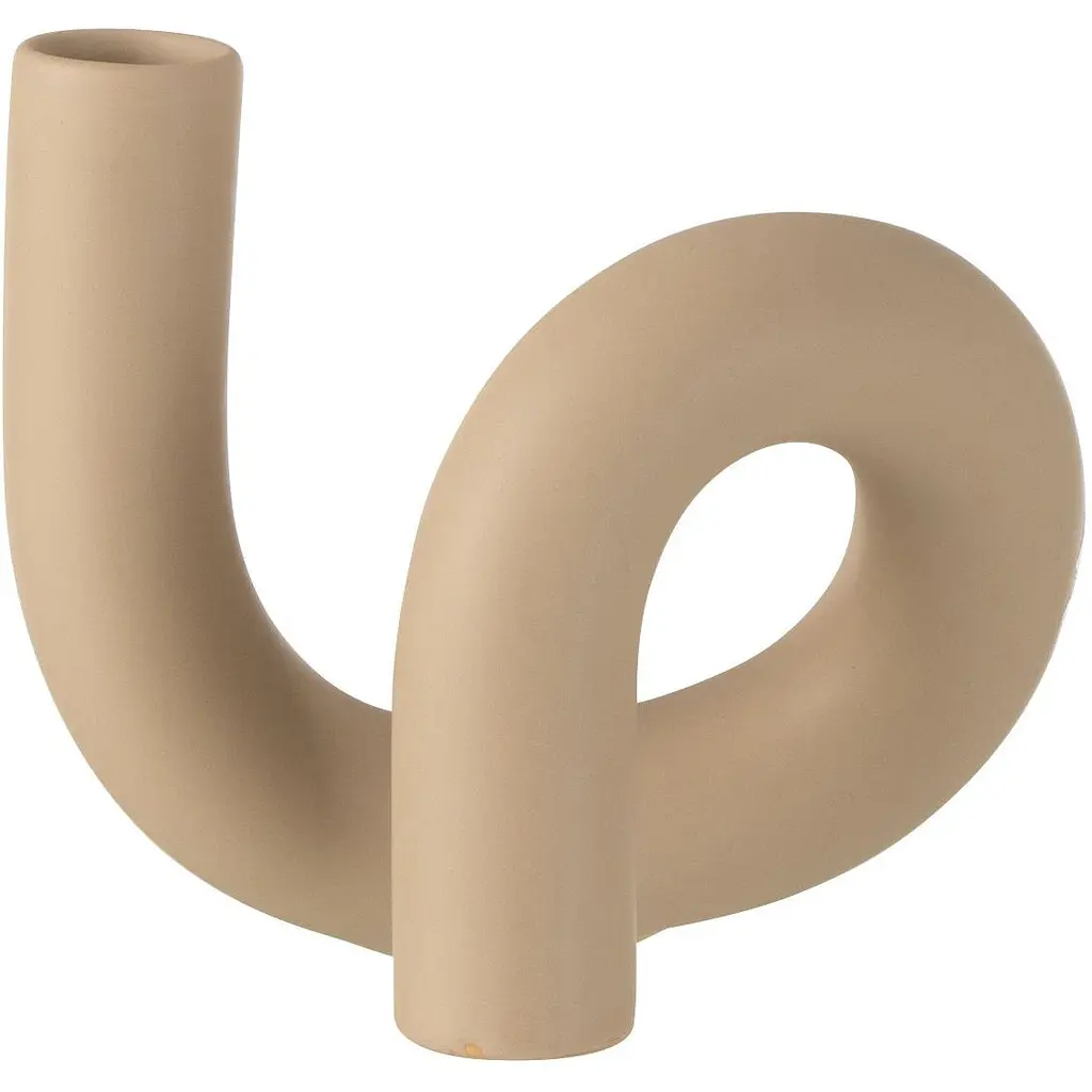 Подсвечник J-LINE керамический закрученный 14 см (22960) - фото 2