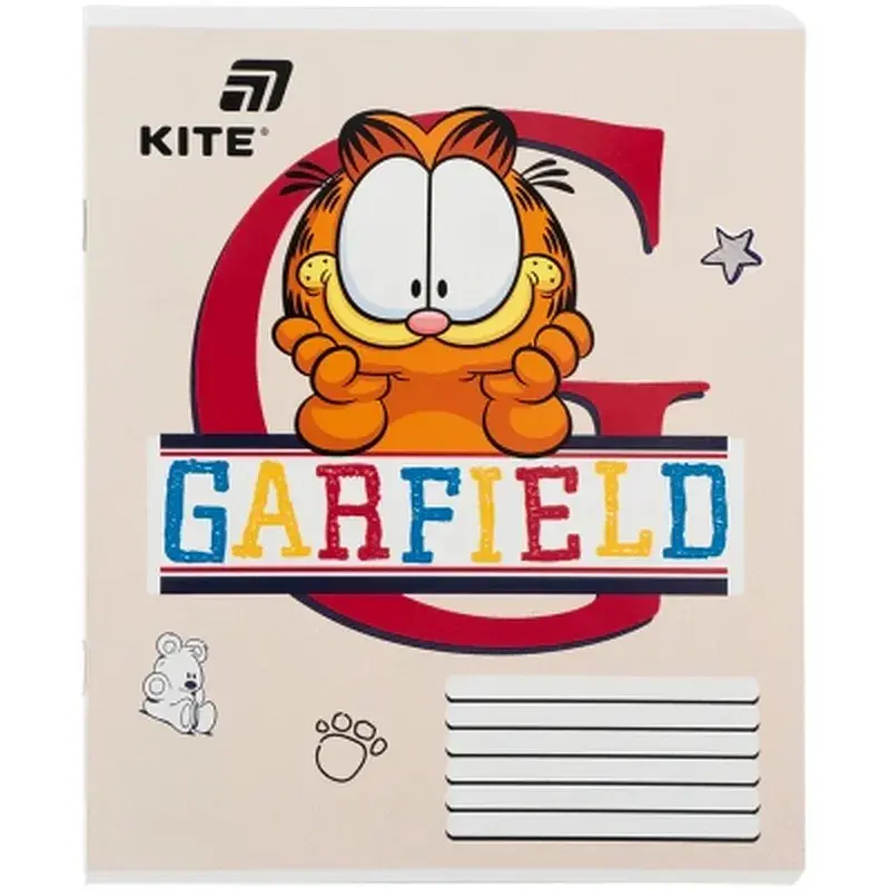 Зошит Kite Garfield, 18 аркушів, клітинка (GF26-236) - фото 3