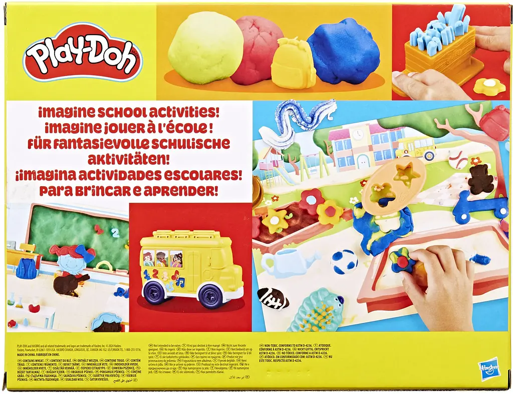 Набір для творчості Hasbro з масою для ліплення Hasbro Play-Doh Шкільні пригоди (F9140) - фото 2
