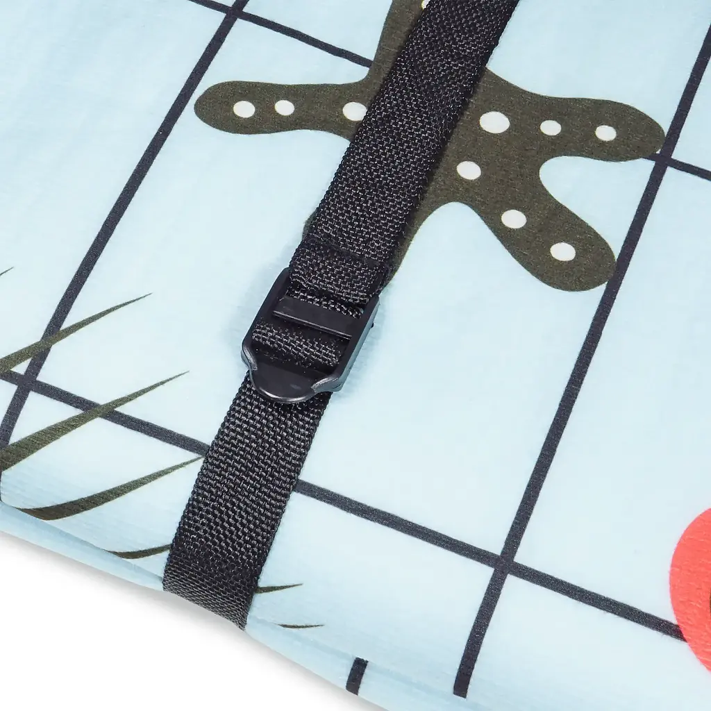 Вологостійкий килимок-сумка Supretto для пікніка, 145х130 см, кольоровий (7828) - фото 5