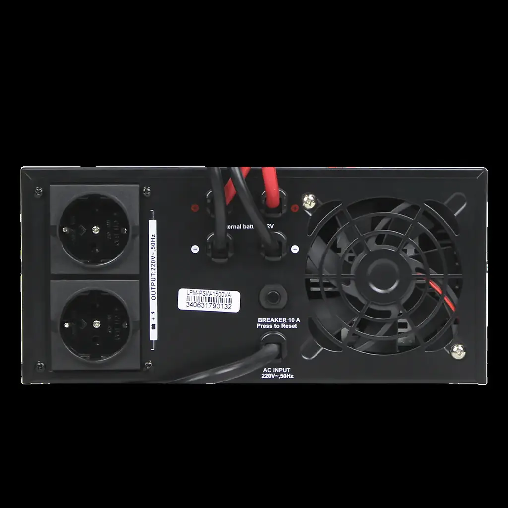 ДБЖ з правильною синусоїдою LogicPower 12V LPM-PSW-1500VA 1050 Вт - фото 4