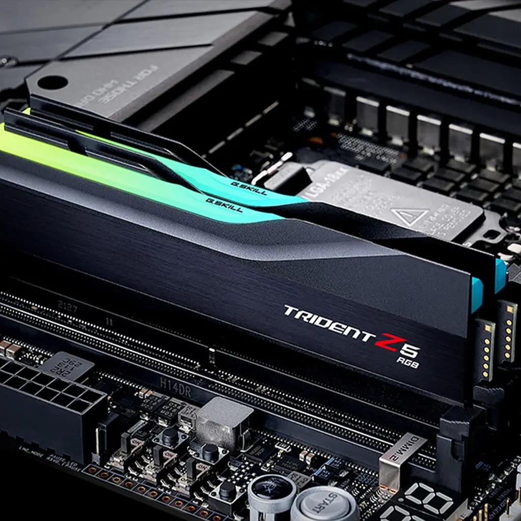 Модуль пам'яті G.Skill DDR5 32GB (2x16) Trident Z5 RGB Black 7200 Mhz (F5-7200J3445G16GX2-TZ5RK) - фото 4
