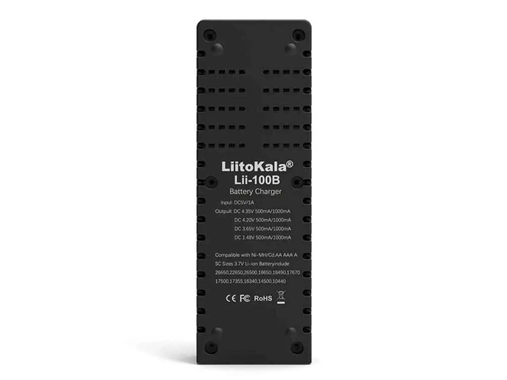 Зарядний пристрій LIITOKALA для акумуляторів 1шт LiitoKala Lii-100B, - фото 8