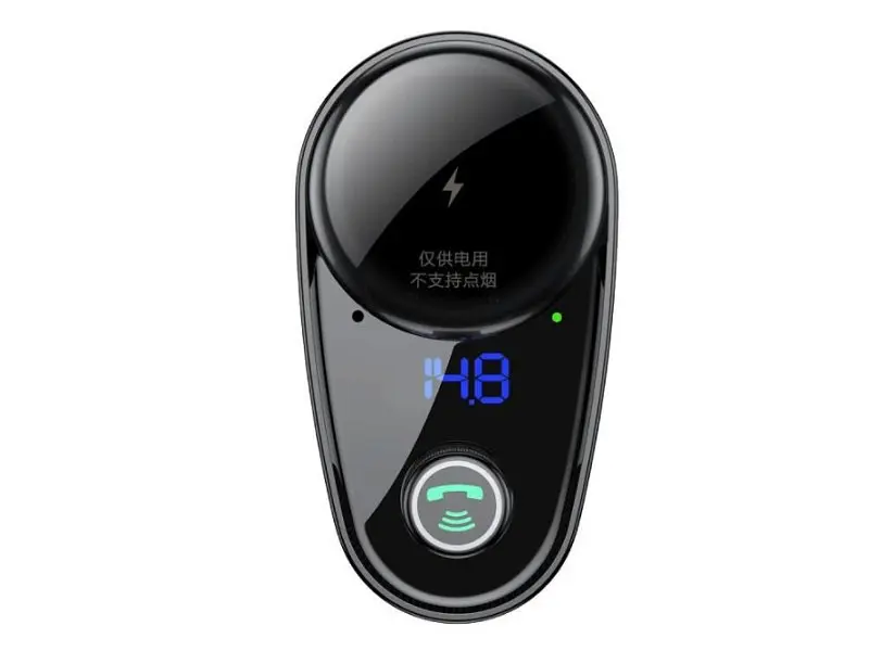 Автомобільний зарядний пристрій з FM-трансмітером BASEUS Locomotive Bluetooth MP3 Vehicle Charger(CCALL-RH01) - фото 3