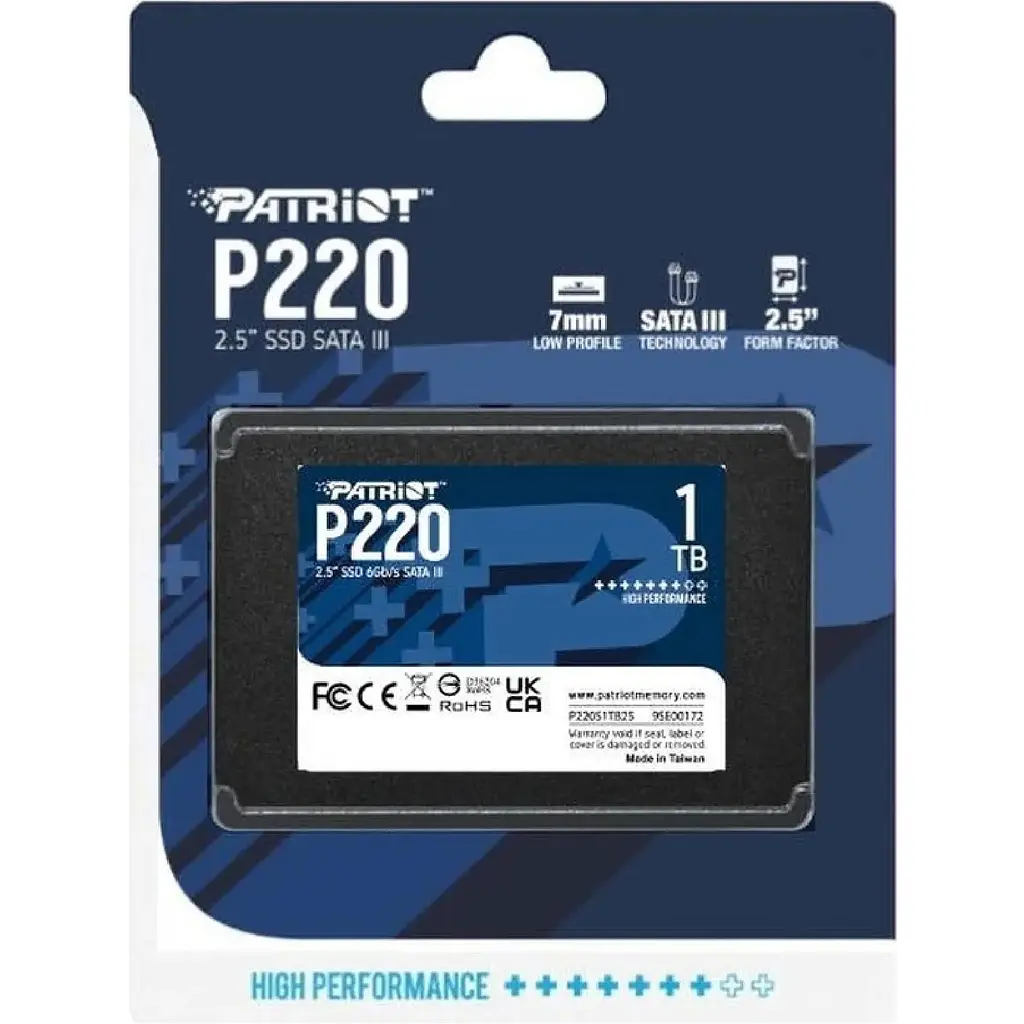 SSD накопичувач Patriot P220 1TB (P220S1TB25) [119377] - фото 4