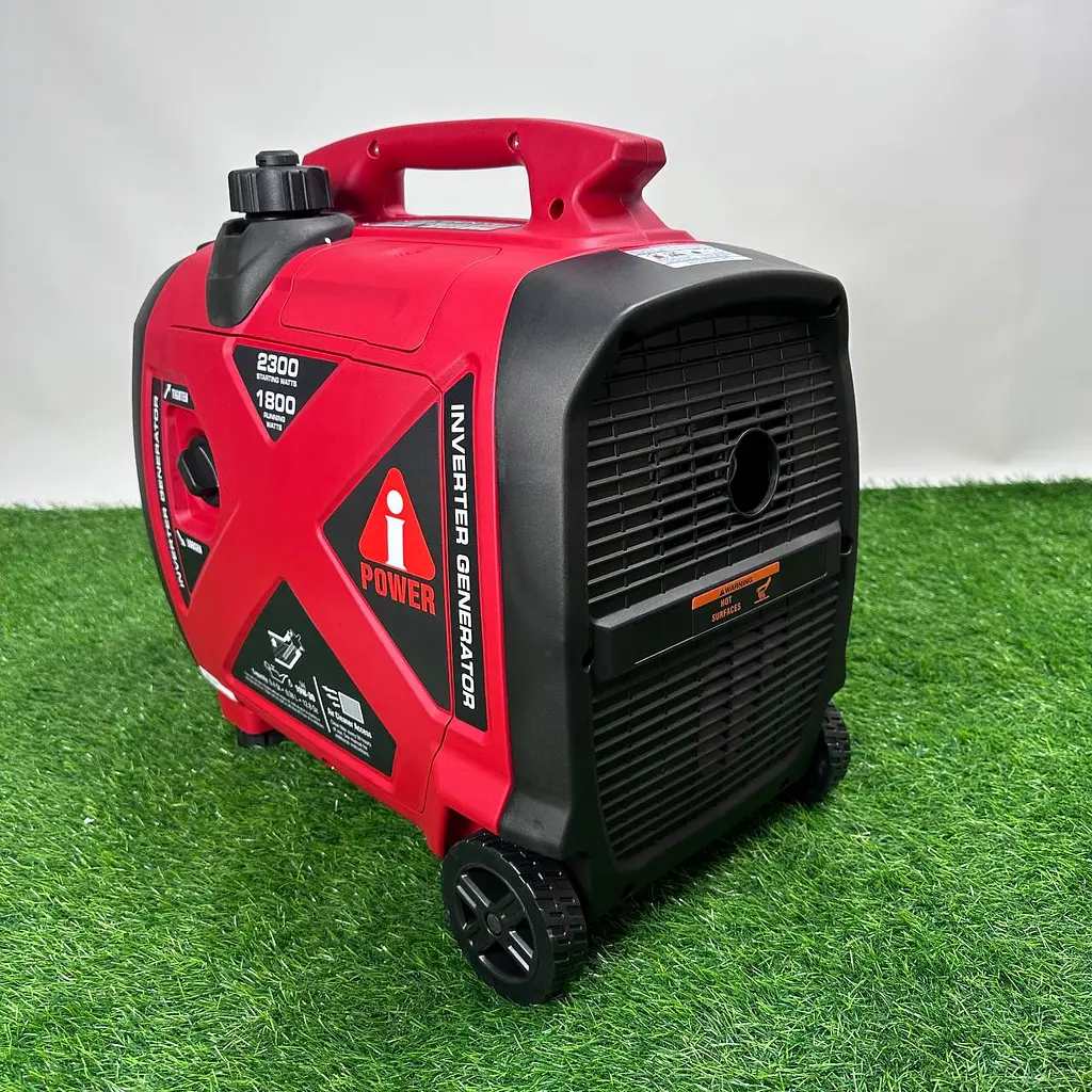 Інверторний бензиновий генератор iPower SM2300I (1.8/2.3 кВт) з дисплеєм, колесами та ручкою - фото 8