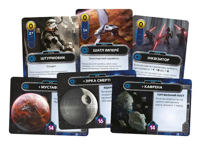 Настольная игра Geekach Games Звездные войны. Колодостроительная игра (Star Wars: The Deckbuilding Game) (укр.) (GKCH168SW) - фото 4