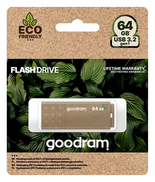 Flash Drive Goodram UME3 64GB USB3.0 Eco Friendly (UME3-0640EFR11) - фото 3