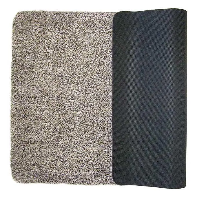 Коврик под входную дверь влаговпитывающий коврик придверный бежевый Clean Step Mat 70х46 см - фото 7